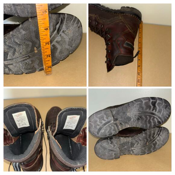 Red Wing 2238 Work Boots Mens 10 D Made in USA Steel Toe EH Leather Logger Boots - Picture 8 of 8